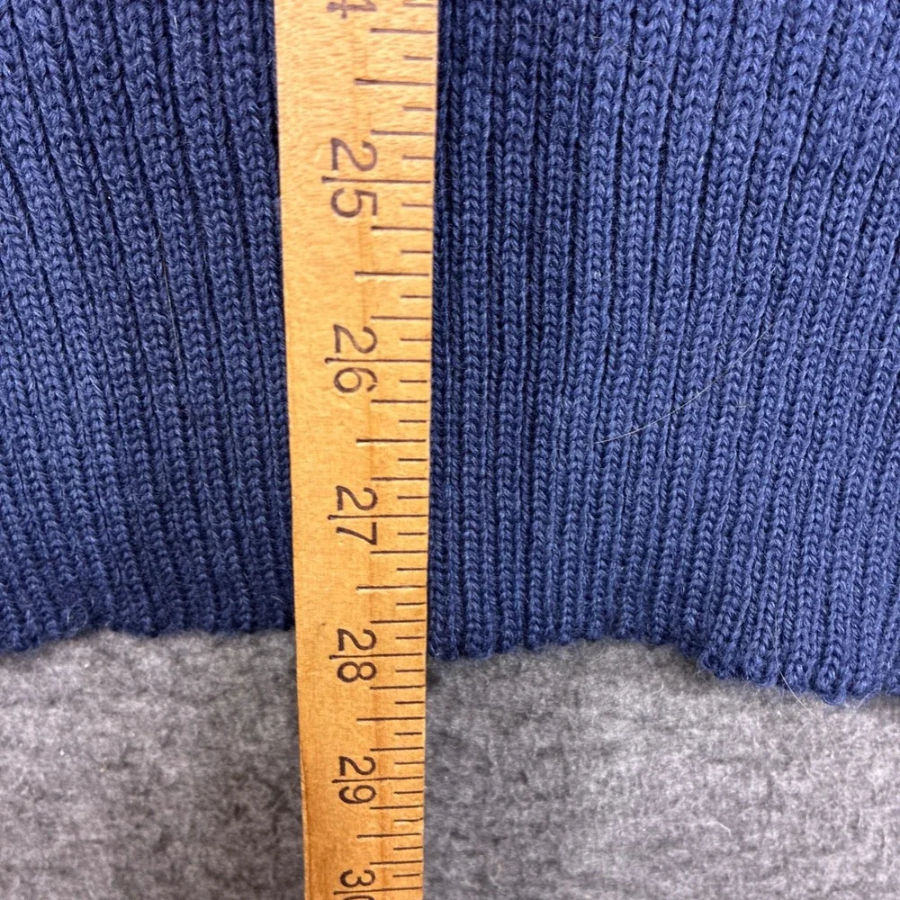 Brigade Quartermasters The Woolly Pully Sweater Mens 46 Blue V-Neck Vintage